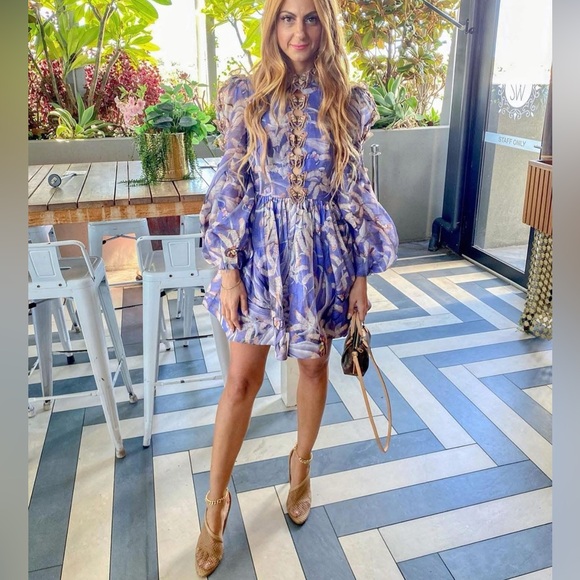 ZIMMERMANN Botanica Butterfly Mini Dress, Label Size 0, NWT - Picture 5 of 7